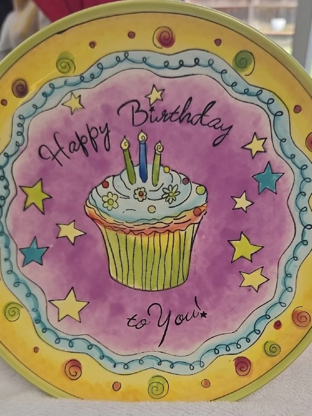 Certified International Happy Birthday Cup and Plate Set